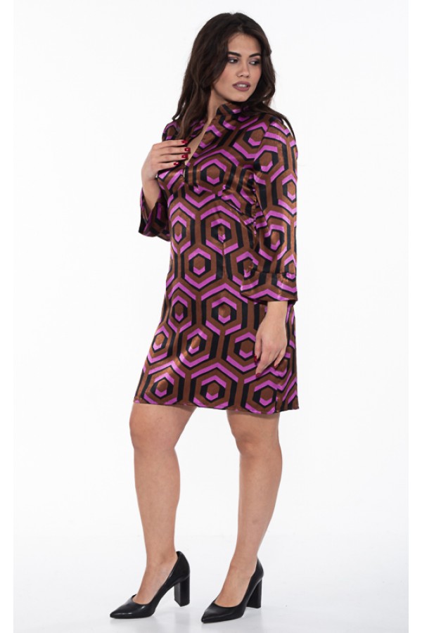 ΦΟΡΕΜΑ SATIN VELVET ΜΑΟ ΓΙΑΚΑ DONNA MARTHA