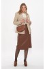 ΦΟΥΣΤΑ FAUX LEATHER WRAP STYLE PENCIL ΓΡΑΜΜΗ