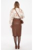 ΦΟΥΣΤΑ FAUX LEATHER WRAP STYLE PENCIL ΓΡΑΜΜΗ