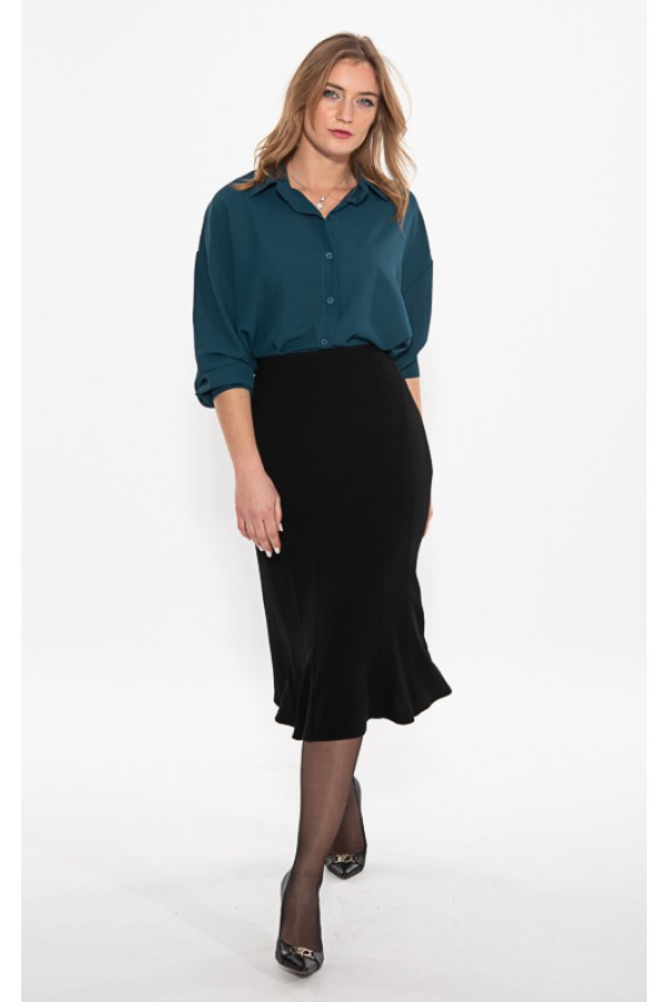 ΦΟΥΣΤΑ MIDI  ΨΗΛΟΜΕΣΗ ΚΛΟΣ OFFICE LOOK