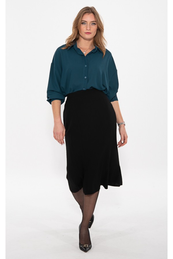 ΦΟΥΣΤΑ MIDI  ΨΗΛΟΜΕΣΗ ΚΛΟΣ OFFICE LOOK
