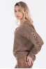 ΠΟΥΛΟΒΕΡ MOHAIR ΚΑΙ ΤΡΑΣΑ ΠΑΓΙΕΤΑ ΜΑΝΙΚΙ