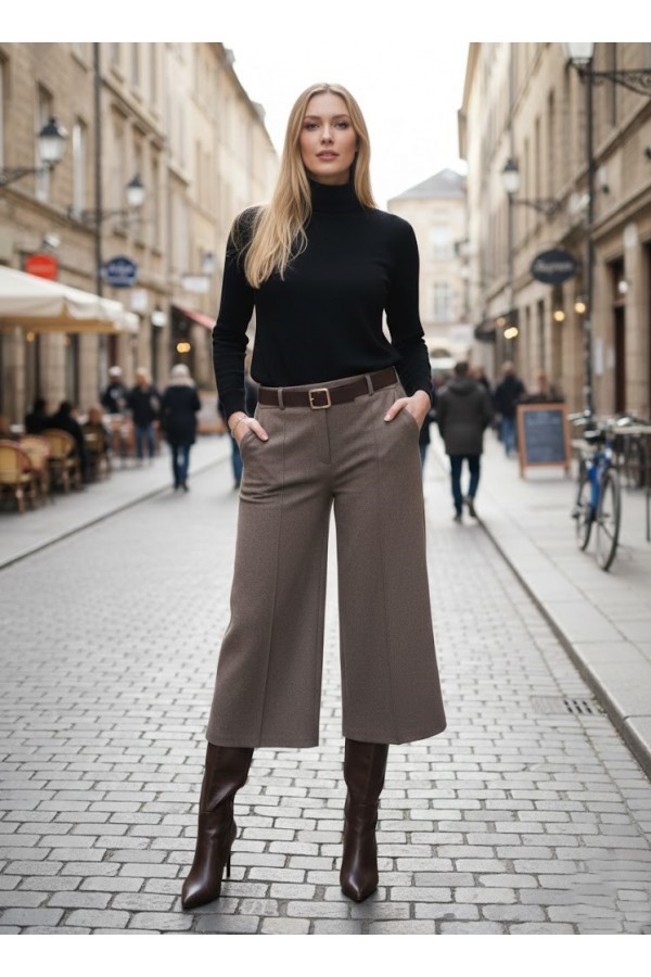 ΖΙΠ-ΚΙΛΟΤ ΜΕ ΖΩΝΗ ΣΤΗ ΜΕΣΗ OFFICE LOOK