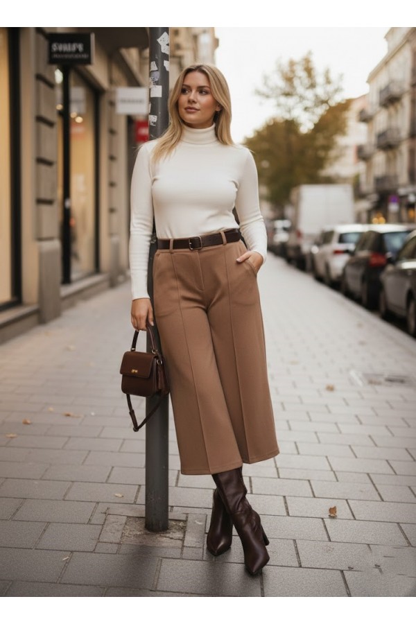 ΖΙΠ-ΚΙΛΟΤ ΜΕ ΖΩΝΗ ΣΤΗ ΜΕΣΗ OFFICE LOOK
