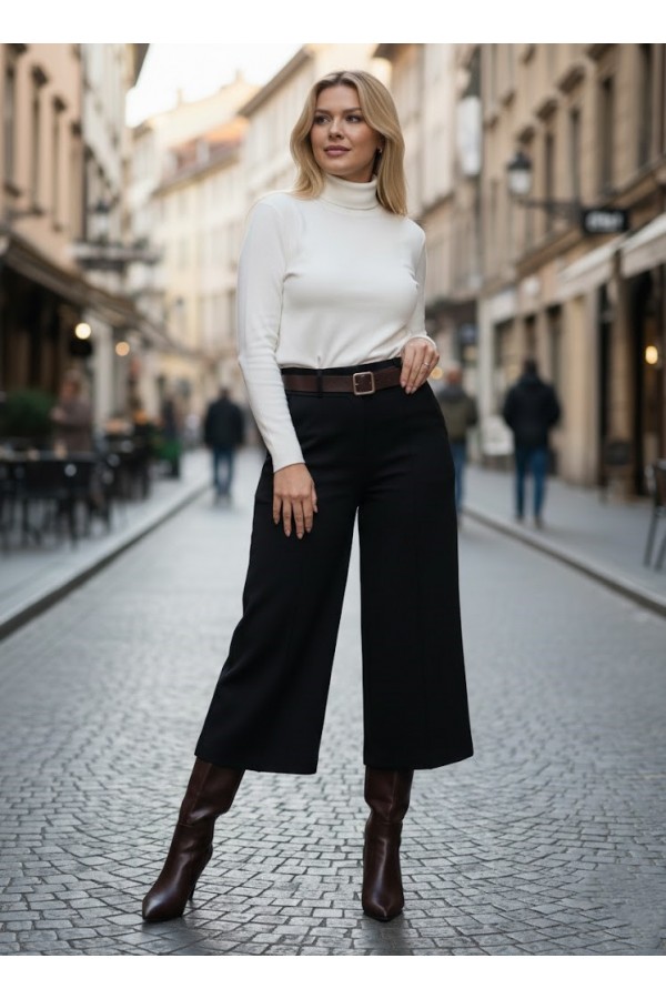ΖΙΠ-ΚΙΛΟΤ ΜΕ ΖΩΝΗ ΣΤΗ ΜΕΣΗ OFFICE LOOK