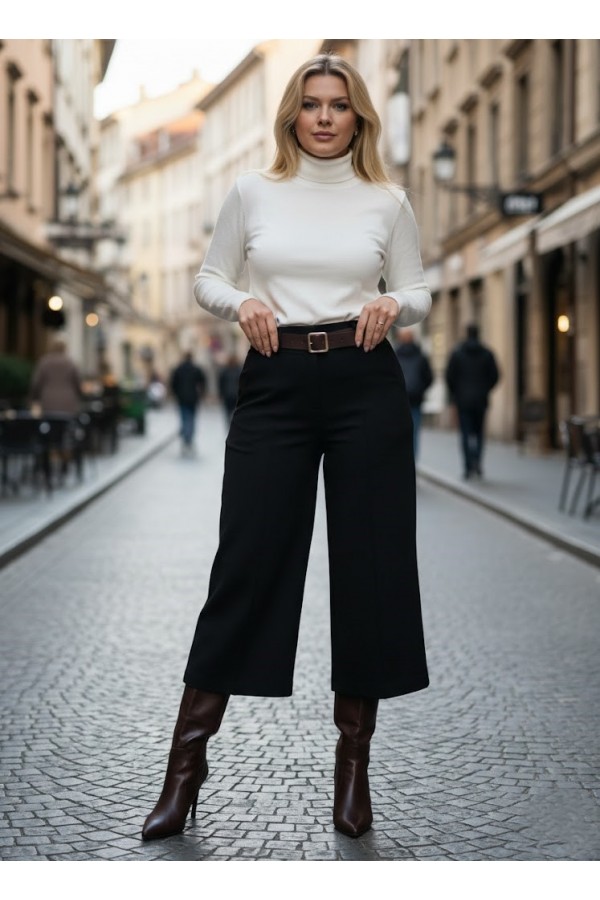 ΖΙΠ-ΚΙΛΟΤ ΜΕ ΖΩΝΗ ΣΤΗ ΜΕΣΗ OFFICE LOOK