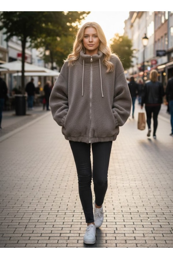 ΖΑΚΕΤΑ ΥΦΑΣΜΑ SHERPA FLEECE OVERSIZED