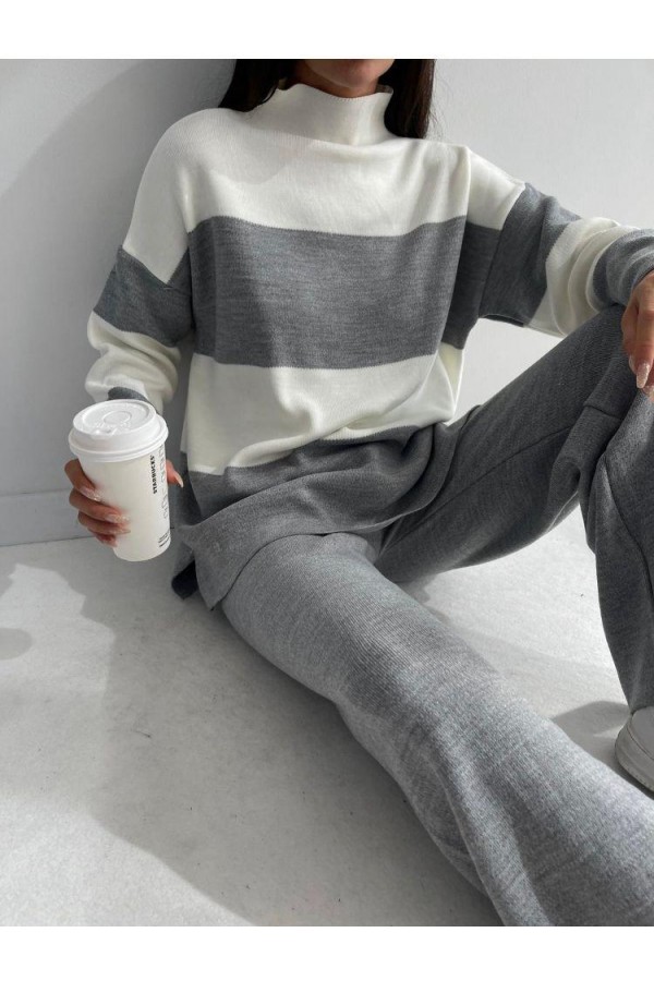 ΣΕΤ ΠΛΕΚΤΟ OVERSIZE ΜΠΛΟΥΖΑ ΛΟΥΠΕΤΟ