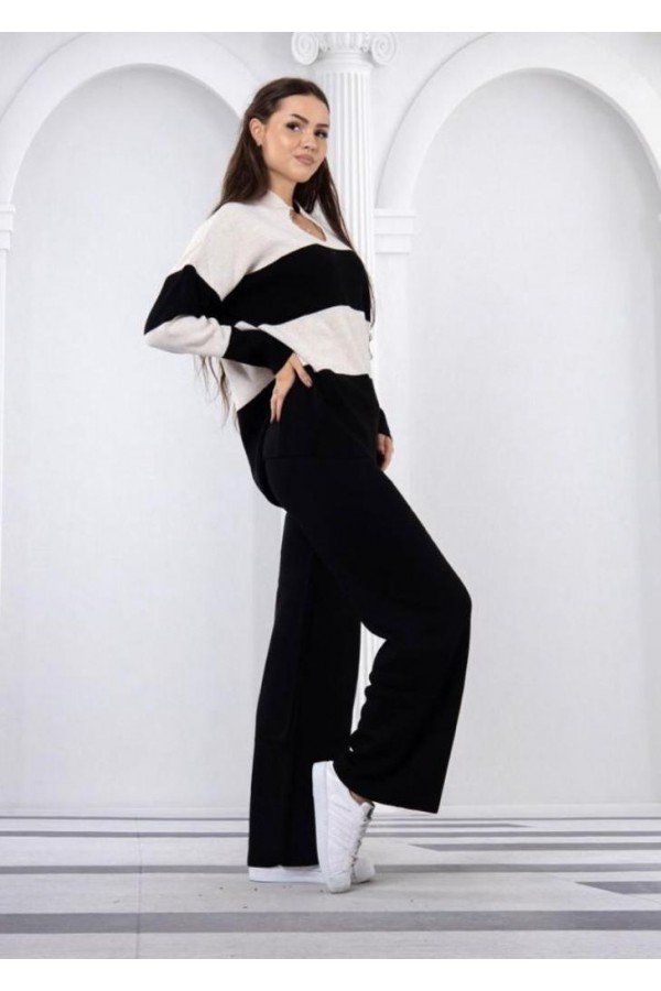 ΣΕΤ ΠΛΕΚΤΟ ΜΠΛΟΥΖΑ OVERSIZE ΜΕ ΓΙΑΚΑ ΚΑΙ ΠΑΝΤΕΛΟΝΙ