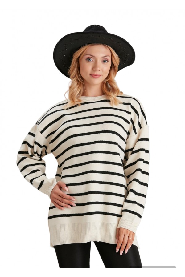 ΜΠΛΟΥΖΑ ΠΛΕΚΤΗ ΚΛΕΙΣΤΗ ΛΑΙΜΟΚΟΨΗ OVERSIZE