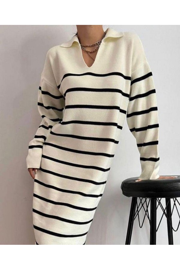 ΦΟΡΕΜΑ ΠΛΕΚΤΟ MAXI OVERSIZE ΜΕ ΡΙΓΑ