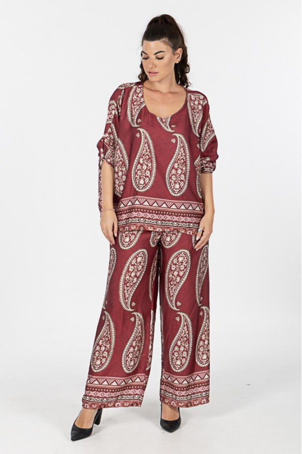 ΣΕΤ ΣΑΤΕΝ ΜΕ ΣΧΕΔΙΟ PAISLEY