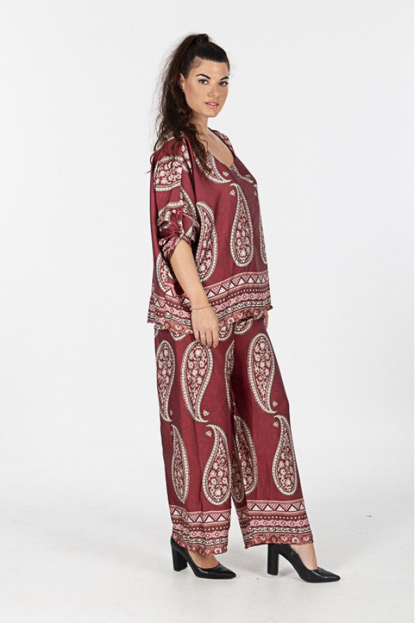 ΣΕΤ ΣΑΤΕΝ ΜΕ ΣΧΕΔΙΟ PAISLEY