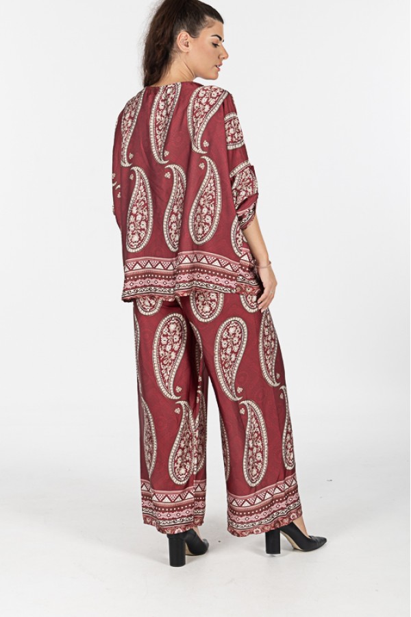 ΣΕΤ ΣΑΤΕΝ ΜΕ ΣΧΕΔΙΟ PAISLEY