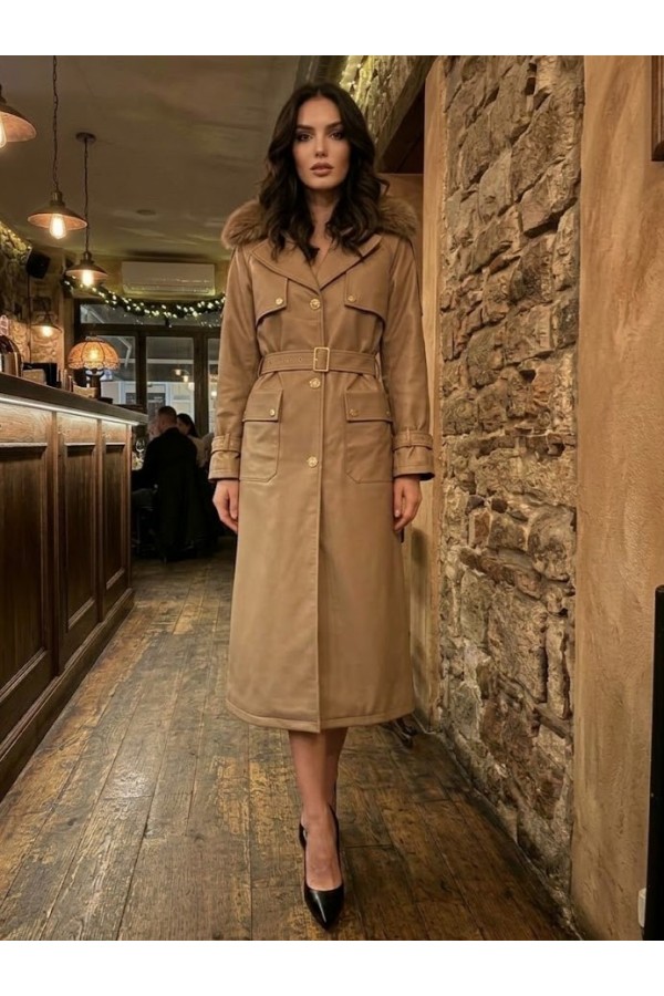 ΚΑΠΑΡΤΙΝΑ FAUX LEATHER ΜΕ ΓΟΥΝΑ