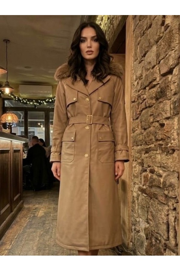 ΚΑΠΑΡΤΙΝΑ FAUX LEATHER ΜΕ ΓΟΥΝΑ
