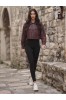 ΜΠΟΥΦΑΝ CROP  FAUX LEATHER