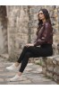 ΜΠΟΥΦΑΝ CROP  FAUX LEATHER