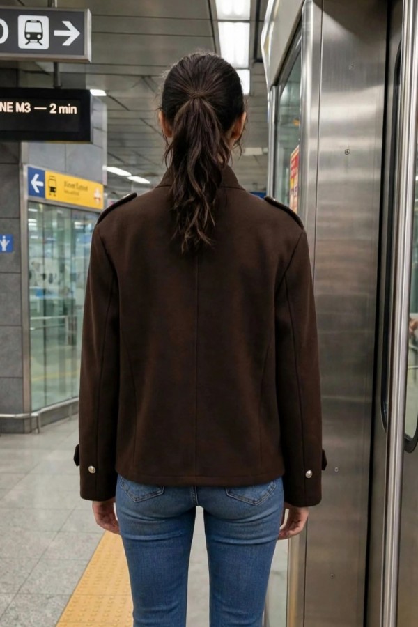 ΖΑΚΕΤΑ MILITARY STYLE ΜΕ ΓΑΖΩΜΑΤΑ