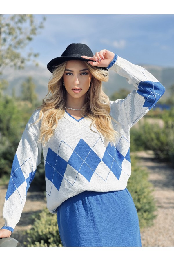 ΣΕΤ ΠΛΕΚΤΟ ΕΛΑΣΤΙΚΟ ΜΠΛΟΥΖΑ OVERSIZE ΚΑΙ ΦΟΥΣΤΑ