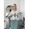 ΣΕΤ ΠΛΕΚΤΟ ΕΛΑΣΤΙΚΟ ΜΠΛΟΥΖΑ OVERSIZE ΚΑΙ ΦΟΥΣΤΑ