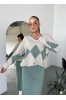 ΣΕΤ ΠΛΕΚΤΟ ΕΛΑΣΤΙΚΟ ΜΠΛΟΥΖΑ OVERSIZE ΚΑΙ ΦΟΥΣΤΑ
