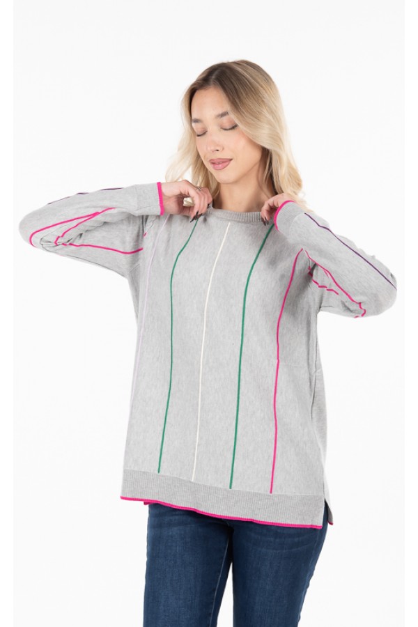 ΜΠΛΟΥΖΑ ΠΛΕΚΤΗ VISCOSE ΛΑΙΜΟΚΟΨΗ
