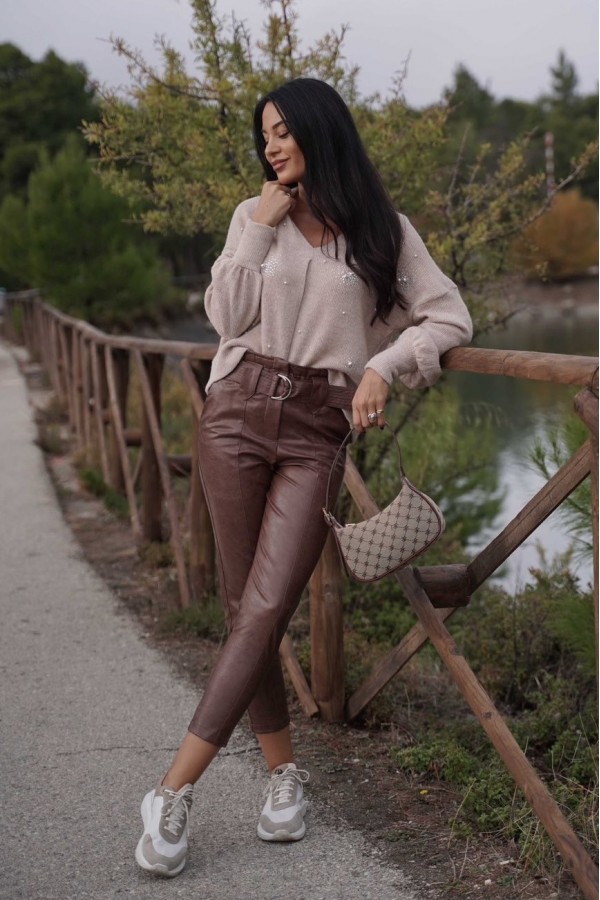 ΠΟΥΛΟΒΕΡ MOHAIR ΜΕ ΒΕ ΚΑΙ ΣΤΡΑΣ