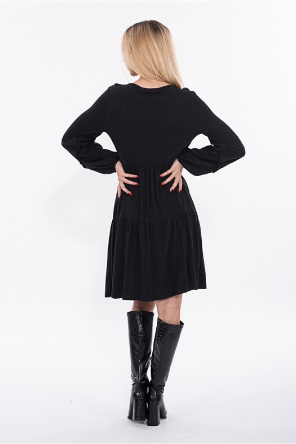 ΦΟΡΕΜΑ ΠΛΕΚΤΟ BOHO ΜΕ ΒΟΛΑΝ DONNA MARTHA