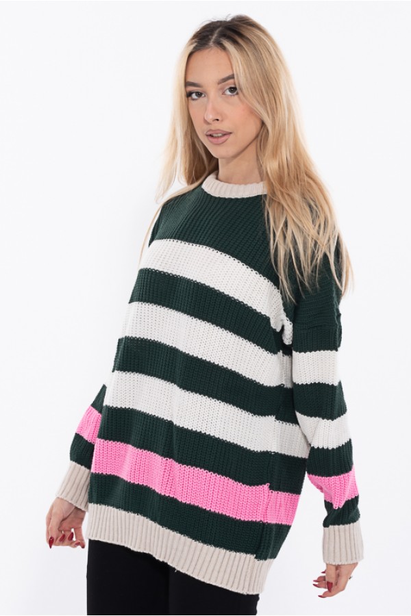ΜΠΛΟΥΖΑ ΠΛΕΚΤΗ ΛΑΙΜΟΚΟΨΗ OVERSIZE