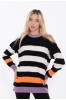 ΜΠΛΟΥΖΑ ΠΛΕΚΤΗ ΛΑΙΜΟΚΟΨΗ OVERSIZE