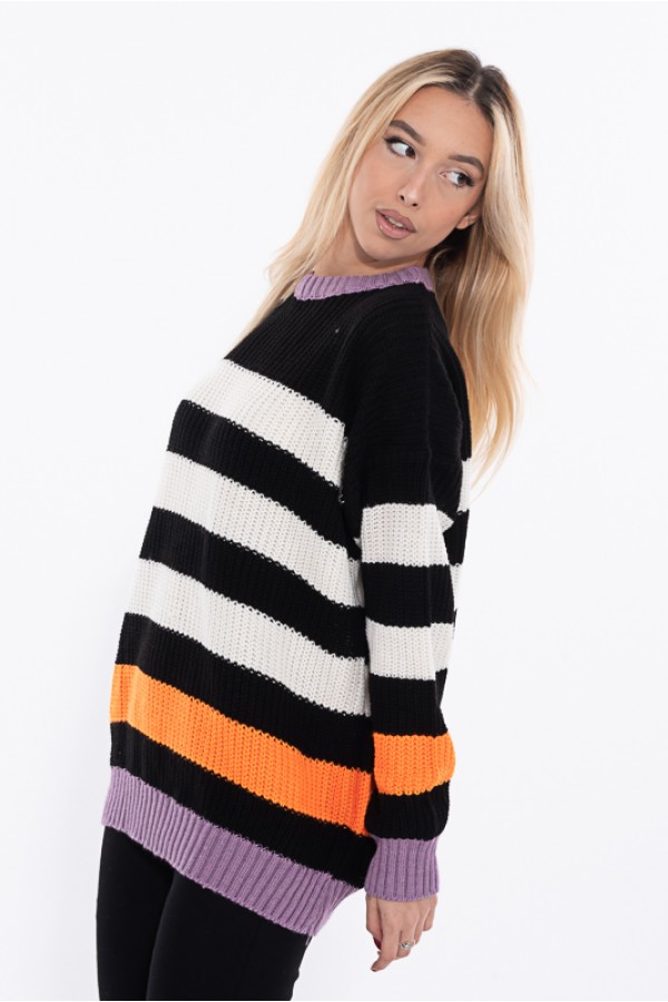 ΜΠΛΟΥΖΑ ΠΛΕΚΤΗ ΛΑΙΜΟΚΟΨΗ OVERSIZE