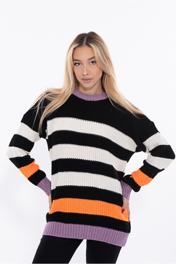 ΜΠΛΟΥΖΑ ΠΛΕΚΤΗ ΛΑΙΜΟΚΟΨΗ OVERSIZE
