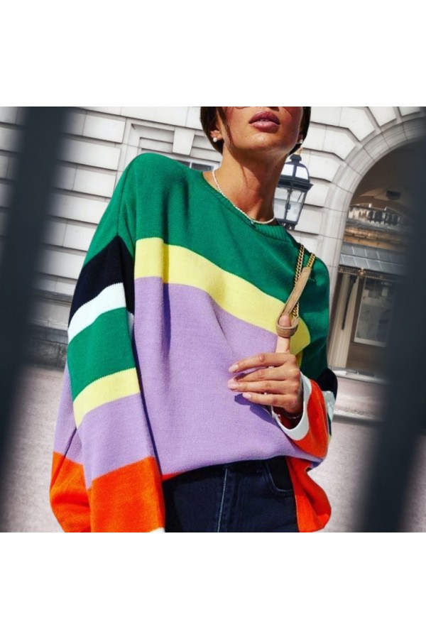 ΜΠΛΟΥΖΑ ΠΛΕΚΤΗ COLORFUL ΛΑΙΜΟΚΟΨΗ