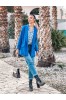 ΣΑΚΑΚΙ BLAZER LINEN LOOK ΜΕ ΤΡΟΥΑΚΑΡ ΜΑΝΙΚΙ