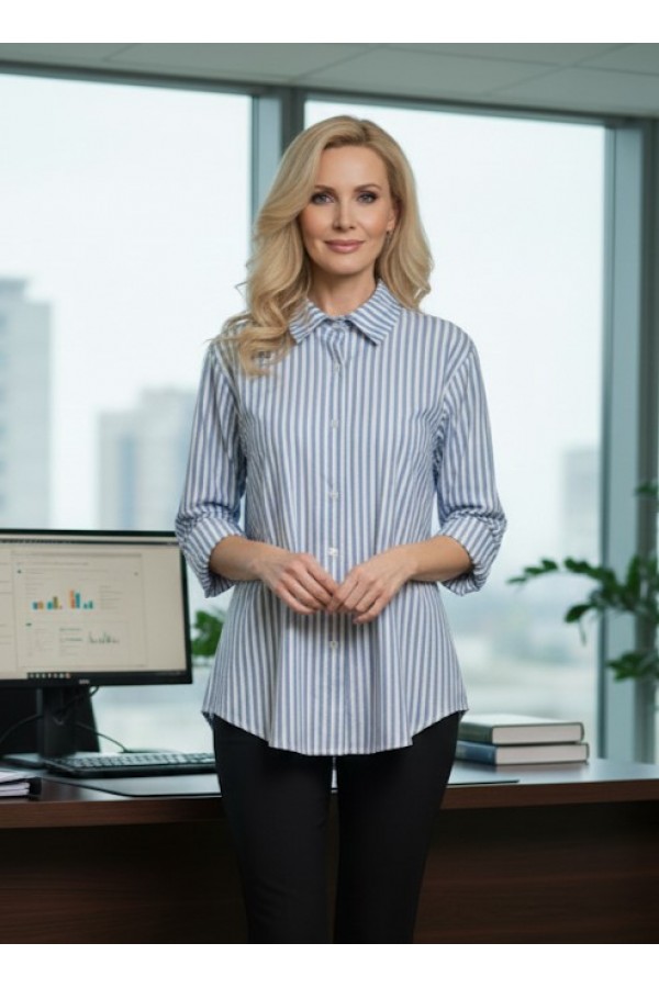 ΠΟΥΚΑΜΙΣΟ LOOSE ΓΡΑΜΜΗ OFFICE LOOK