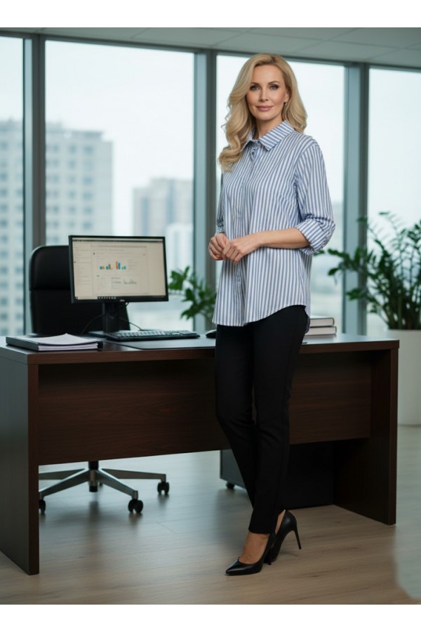 ΠΟΥΚΑΜΙΣΟ LOOSE ΓΡΑΜΜΗ OFFICE LOOK