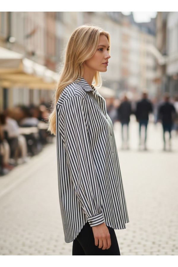 ΠΟΥΚΑΜΙΣΟ LOOSE ΓΡΑΜΜΗ OFFICE LOOK
