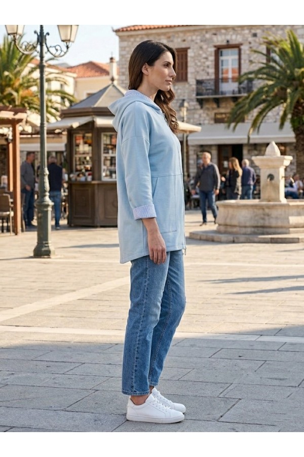 ΖΑΚΕΤΑ VISCOSE ΜΕ ΦΕΡΜΟΥΑΡ ΚΑΙ ΚΟΥΚΟΥΛΑ. ΕΧΕΙ ΤΣΕΠΕΣ ΕΞΩΤΕΡΙΚΑ