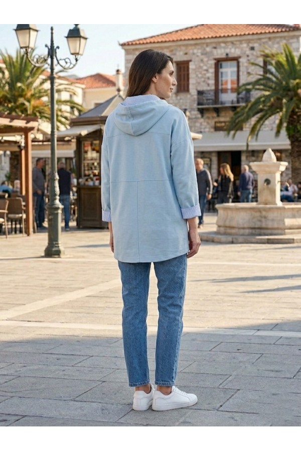 ΖΑΚΕΤΑ VISCOSE ΜΕ ΦΕΡΜΟΥΑΡ ΚΑΙ ΚΟΥΚΟΥΛΑ. ΕΧΕΙ ΤΣΕΠΕΣ ΕΞΩΤΕΡΙΚΑ