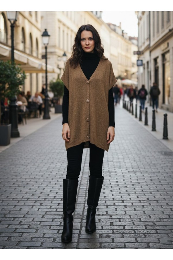 ΚΑΖΑΚΑ ΠΛΕΚΤΗ OVERSIZED ΣΧΗΜΑ ΒΕ