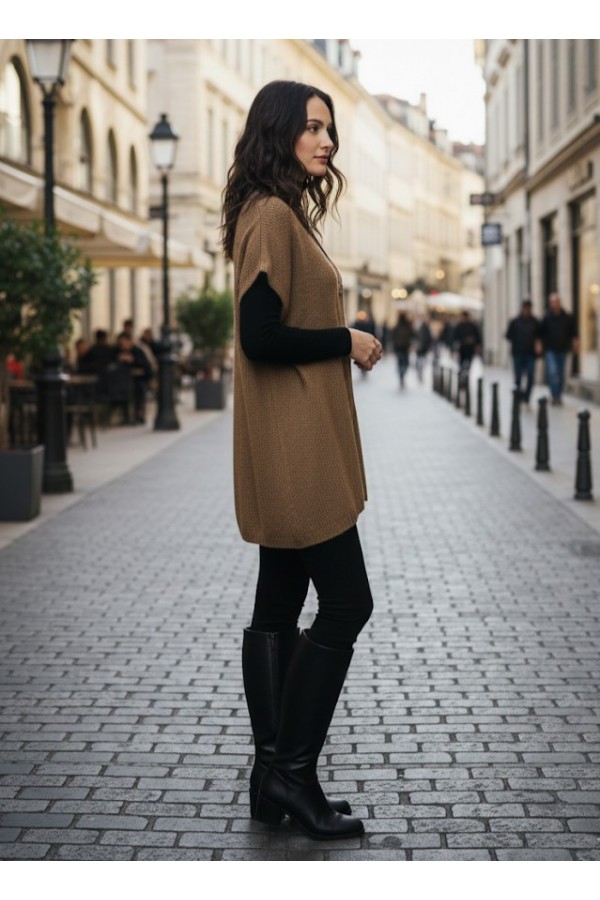 ΚΑΖΑΚΑ ΠΛΕΚΤΗ OVERSIZED ΣΧΗΜΑ ΒΕ
