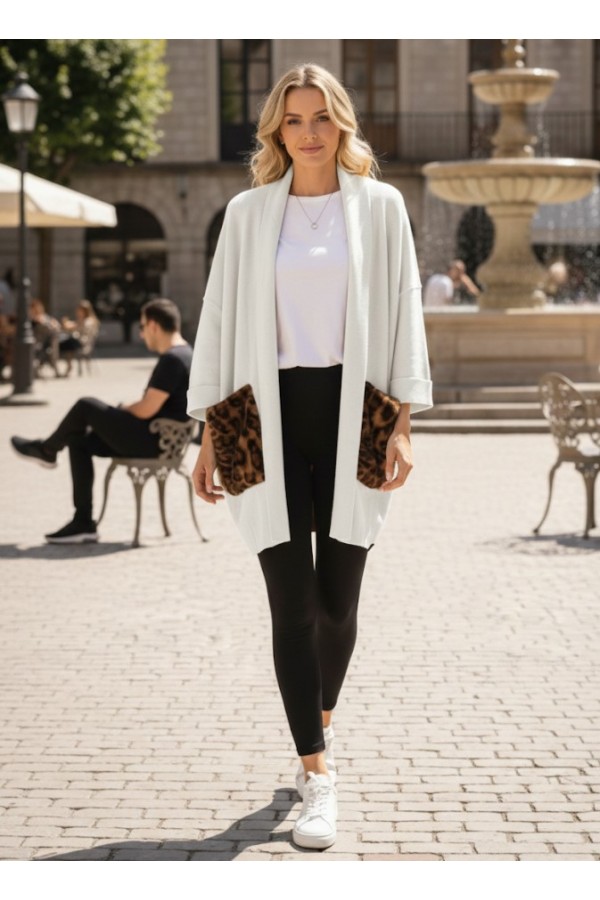 ΖΑΚΕΤΑ ΓΡΑΜΜΗ LOOSE OVERSIZED ΜΕ LEOPARD PRINT ΣΤΙΣ ΤΣΕΠΕΣ