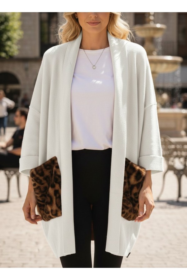 ΖΑΚΕΤΑ ΓΡΑΜΜΗ LOOSE OVERSIZED ΜΕ LEOPARD PRINT ΣΤΙΣ ΤΣΕΠΕΣ