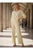 ΣΕΤ RELAXED FIT RIBBED  ΜΕ ΨΗΛΟΜΕΣΗ ΠΑΝΤΕΛΟΝΑ ΜΕ ΛΑΣΤΙΧΟ ΣΤΗΝ ΜΕΣΗ