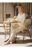 ΣΕΤ RELAXED FIT RIBBED  ΜΕ ΨΗΛΟΜΕΣΗ ΠΑΝΤΕΛΟΝΑ ΜΕ ΛΑΣΤΙΧΟ ΣΤΗΝ ΜΕΣΗ
