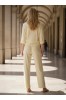 ΣΕΤ RELAXED FIT RIBBED  ΜΕ ΨΗΛΟΜΕΣΗ ΠΑΝΤΕΛΟΝΑ ΜΕ ΛΑΣΤΙΧΟ ΣΤΗΝ ΜΕΣΗ