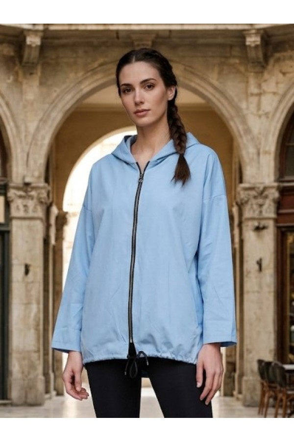 ΖΑΚΕΤΑ OVERSIZED ΜΕ ΚΟΥΚΟΥΛΑ
