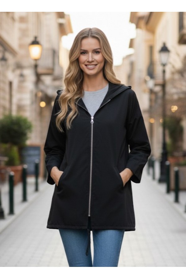 ΖΑΚΕΤΑ OVERSIZED ΜΕ ΚΟΥΚΟΥΛΑ