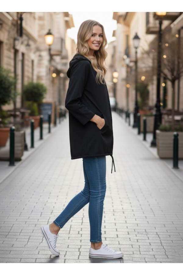 ΖΑΚΕΤΑ OVERSIZED ΜΕ ΚΟΥΚΟΥΛΑ